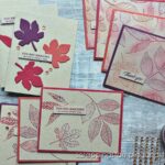 Click to see how I made 12 gorgeous cards in 30 minutes plus tips and tricks for making multiples! Featuring Stampin Up Changing Leaves.