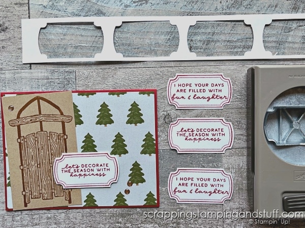 Click for 3 quick and simple Christmas card ideas, that are perfect for beginning card makers. Featuring Stampin Up Sophisticated Sled, make these cards in a flash!