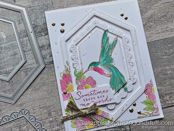 Click for a nested die technique that will step up your cards, quickly and easily! Great way to use your nesting die sets!