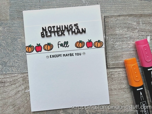 Click to see these plain and boring cards that NO ONE will like! They're so simple...but I think you'll love them. Featuring Stampin Up More Than Autumn.