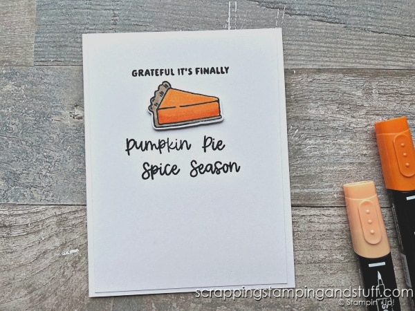 Click to see these plain and boring cards that NO ONE will like! They're so simple...but I think you'll love them. Featuring Stampin Up More Than Autumn.