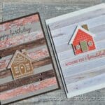 Use those paper scraps! Click for 4 paper scrap card ideas to make today! Samples feature Stampin Up Humble Home.