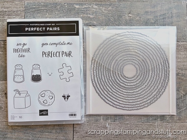 Do you ever find a stamp set that you wish came with coordinating dies but it doesn't? Grab those scissors and cut! Click for tips on fussy cutting and the Stampin Up Perfect Pairs stamp set.