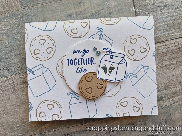 Do you ever find a stamp set that you wish came with coordinating dies but it doesn't? Grab those scissors and cut! Click for tips on fussy cutting and the Stampin Up Perfect Pairs stamp set.