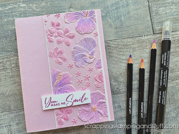 Click for 8 techniques you can use with flower stamps and dies, or any other supplies! Featuring Stampin Up Happy Hibiscus