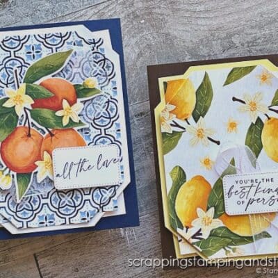 Stampin’ Up! Citrus Blooms & A Corner Trick!