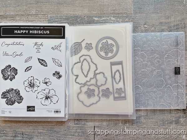 Click for 8 techniques you can use with flower stamps and dies, or any other supplies! Featuring Stampin Up Happy Hibiscus