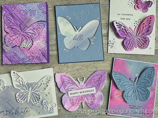 Stampin Up Watercolor Butterflies And Simple Watercolor Card Making Techniques