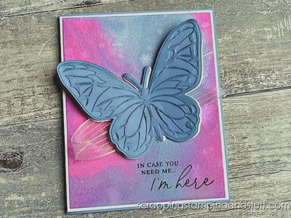 Stampin Up Watercolor Butterflies And Simple Watercolor Card Making Techniques