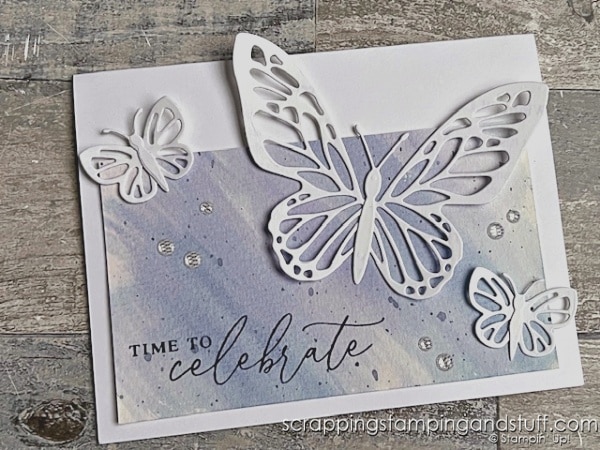 Stampin Up Watercolor Butterflies And Simple Watercolor Card Making Techniques