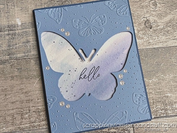 Stampin Up Watercolor Butterflies And Simple Watercolor Card Making Techniques