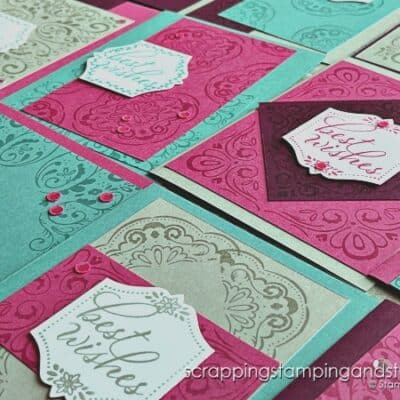 Stampin Up Tiled Techniques & Quick Card Tips!