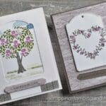 Make 2 cards for 1! Click for this handy trick to do die cutting for one card, but make 2 cards from it!