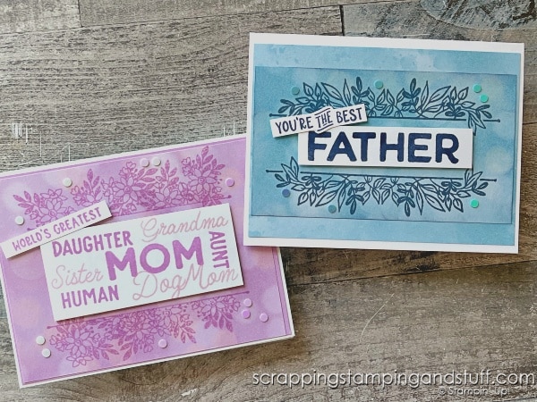 Click to see a fun technique for creating adorable borders on your card projects! Featuring the Stampin Up Brilliant Border stamp set!