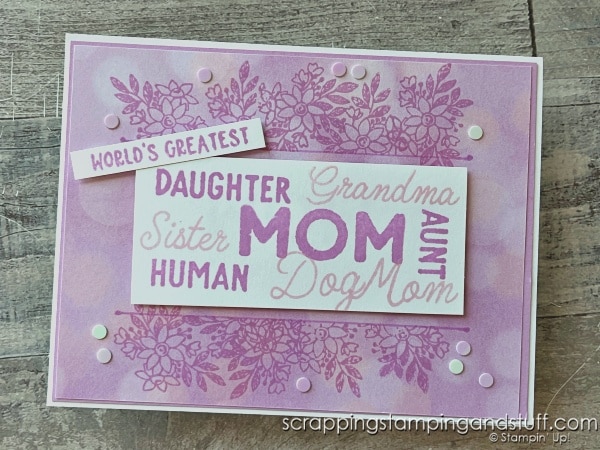 Click to see a fun technique for creating adorable borders on your card projects! Featuring the Stampin Up Brilliant Border stamp set!