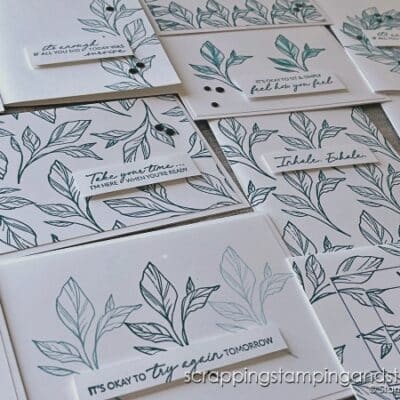 Are you stuck in a rut making the same card designs over and over? Click to see 13 different designs you can make with one single stamp!