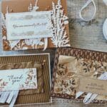 Create texture on your cards with these 13 technique ideas! Use layers, paste, crumpling and more. Featuring the Stampin Up Textured Notes stamp set.